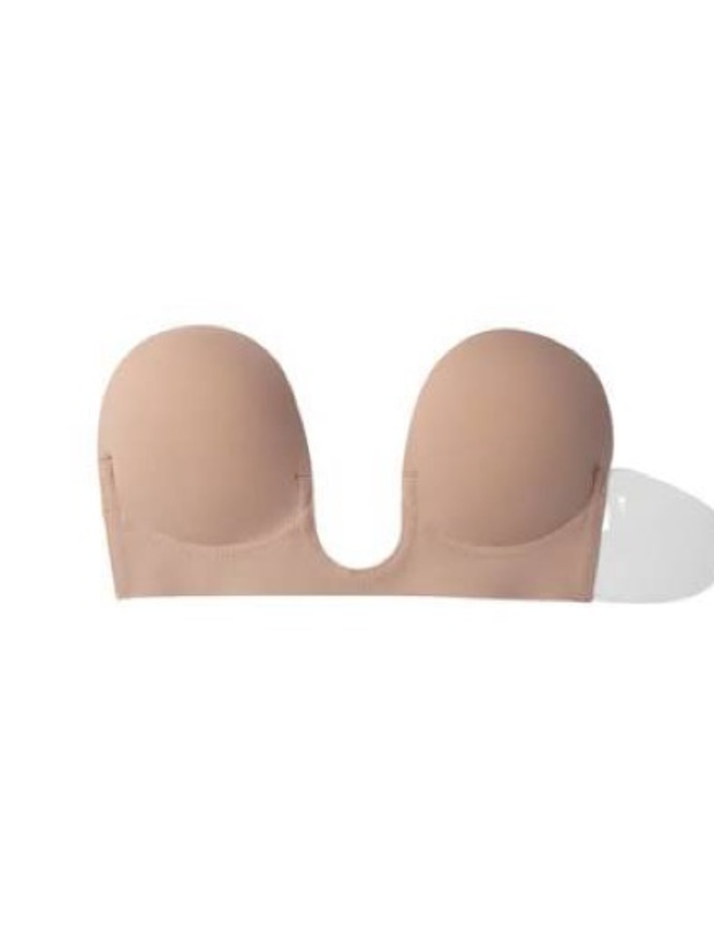 Strapless Adhesive U-Plunge Bra in Nude